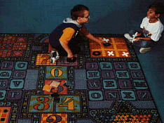 children play rug 