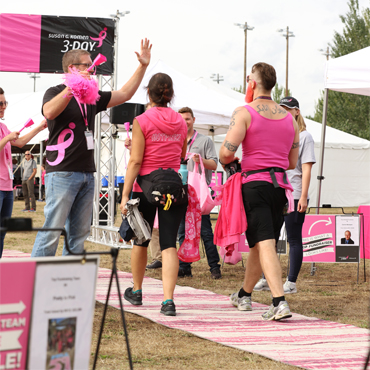 Mohawk Cushions all Seven Susan G. Komen 3-Day Walks for Third year